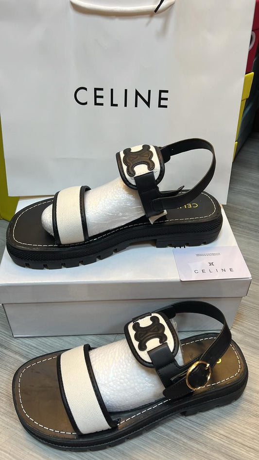 CELINE 3 STRAP  SANDEL