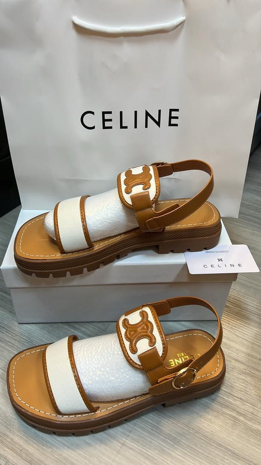 CELINE 3 STRAP  SANDEL